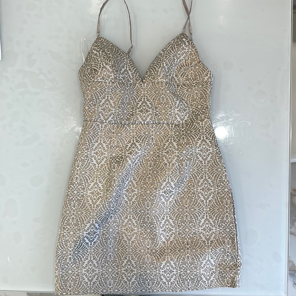 BY THE WAY Dress | Small | Metallic
